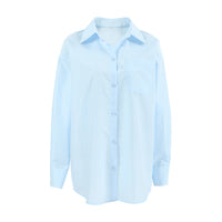 Women's Elegant Simple Solid-Color Loose-Fit Blouse