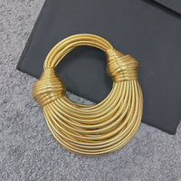 Instafamous Metal Noodles Underarm Bag Fashion Shiny Surface