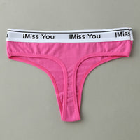 Thong Women's Cotton Seamless Low-rise Women's T Pants Sexy