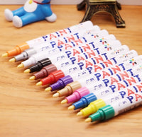 Colorful Waterproof Pen Car Tyre Tire Tread CD Metal Permanent Paint