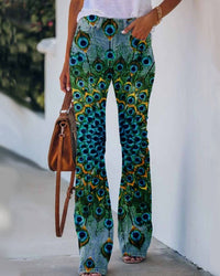 Womens Casual 3D patterned Jeans