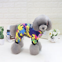 Autumn winter camouflage four legged clothes