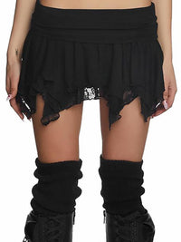 Women's New Sexy Lace Splicing Skirt