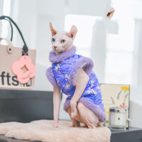 Spring Style Fur-Free Cat Clothes Sphinx And Devon Rex Vest