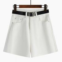 Women's High Waist Summer Retro Denim Shorts