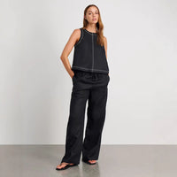 New Wide-leg Pants And Sleeveless Vest Casual Set