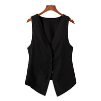 Women's Casual Linen Short VestUndershirt