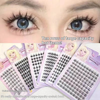 10 Rows Of Large Capacity Spire False Eyelashes