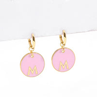 Hot Selling New Creative Heart-shaped English Alphabet Earrings