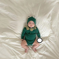 Baby Frog Triangle Bag Fart Romper Two-piece Suit