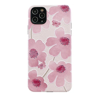 Pink flower phone case