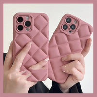 Lingge Silicone Phone Case Soft Shell