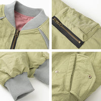 American-style Embroidered Patchwork Cotton Jacket