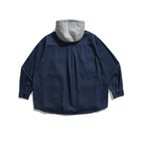 Retro Three-dimensional Pocket Decorative Hooded Jacket