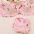 Ultra-thin Transparent Mesh Embroidered Lace Underwear Big Chest Small