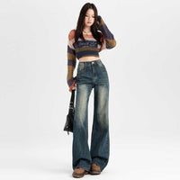 Women's Slimming And Straight Narrow Version Mop Pants