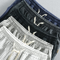 Men's Striped Casual Loose Straight Pants
