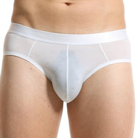Men's Briefs Sexy Thin Nylon Jacquard Underwear Breathable