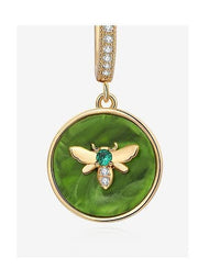 Jungle Secret Bee Swan Synthesized Cubic Zirconia Buckle