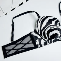 Sexy Zebra Push Up Women's Bra