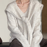 New Design Loose Lazy Style Wool Sweater