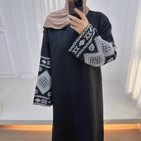 Fashion Embroidered DUBAI Turkish Party Robe