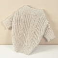 Sweater Dog Cute Pet Warm Clothes Solid Color