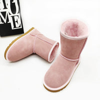 Personalized Mid-calf Length Snow Boots