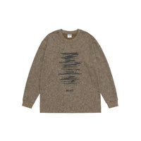Men's American Retro Crew Neck Long-sleeved T-shirt