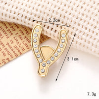 Diy Ornament Accessories Love Heart Bow Tie Gem Removable Shoe Ornament Shoe Buckle