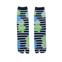 Toe Socks 200-needle Jacquard Combed Cotton For Women