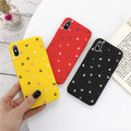 Love Frosted Soft Shell Phone Case