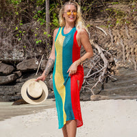 Womens Knitted Camisole-style Slip Dress