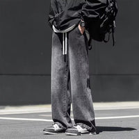 Straight-leg Relaxed-fit American-style Mens Jeans