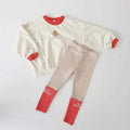 Simple Baby Children's Stitching Letter Leggings