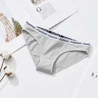 Letter Student Girl Cotton Briefs