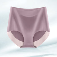 High Waist Seamless Breathable Cotton Antibacterial Women's Panties
