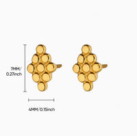 Niche High-end 3D Butterfly Stud Earrings Niche Ear Accessories