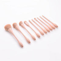 10 pcs Little pretty waist pink makeup brush