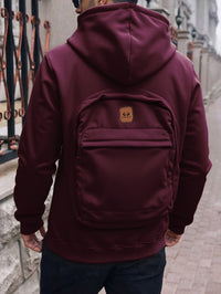 Casual Loose-fitting Hoodie Back Schoolbag Sweater