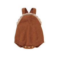 Girls knitted lace romper