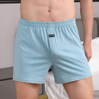 Men's Cotton Arrow Pants Home Loose Mid-high Waist