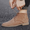 Men's Suede Pointed Martin Boots