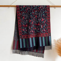 Autumn And Winter Ethnic Style Plant Flower Core-spun Yarn Tassle Fashion