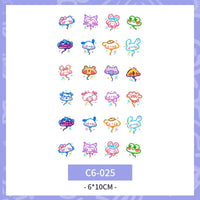 Waterproof And Durable Colorized Butterfly Tattoo Sticker