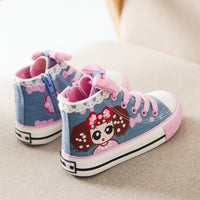 Girls' Shoes 9 Autumn 4 Little Girls 5 Canvas Shoes