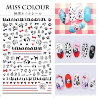 Foreign trade of ultra-thin tropical bird animal Manicure gummed stickers nail stickers Manicure adornment R117-124 explosion models