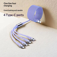 One-for-Four Fast-Charging Data Cable