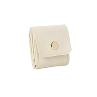 Simple And Convenient Grid Jewelry Mini Microfiber Ring Buggy Bag