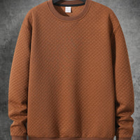 Crew-neck Base-layer Top Men's Casual Hoodie